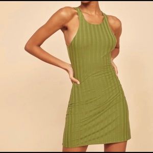 Reformation Ribbed Dress